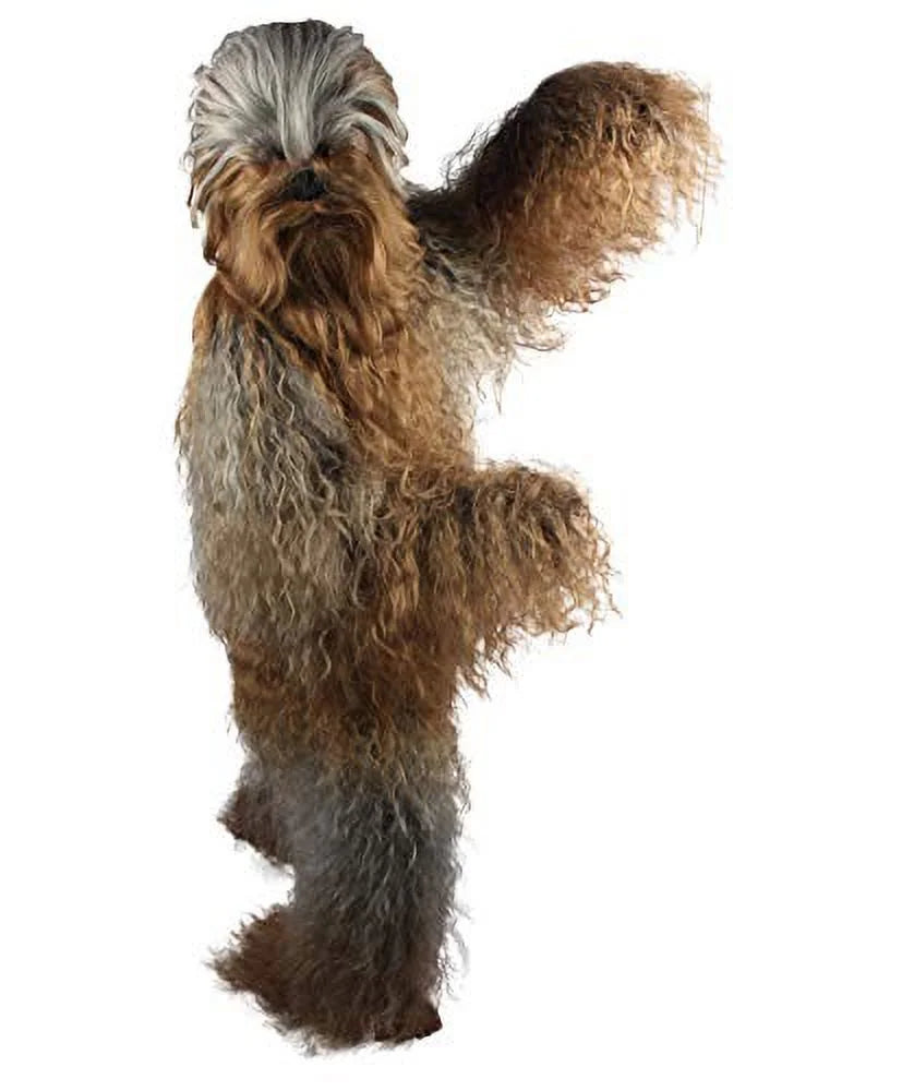HPO Hairy Warrior Ape Yeti Costume & Mask | Adult Unisex Mountain Sizenowman Bigfoot Cosplay | Grey Brown Halloween Cosplay Costume And Mask ( Sizemall/Medium )