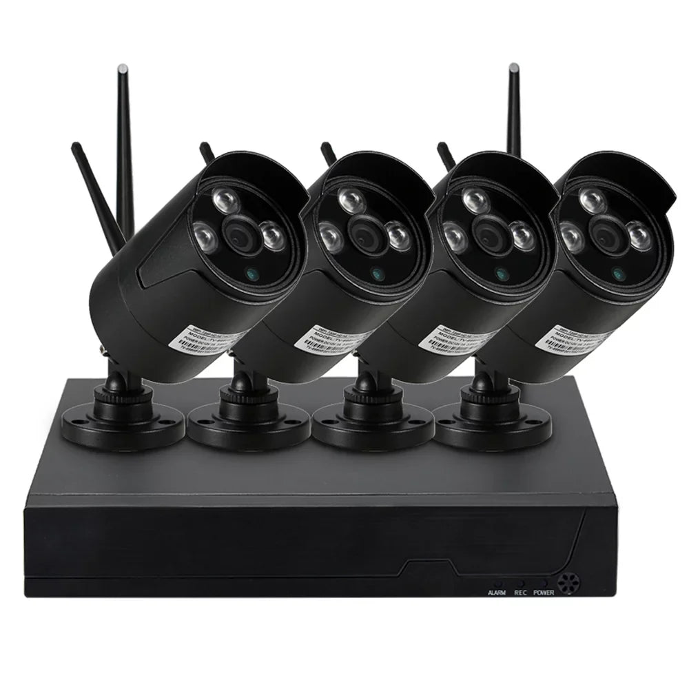 Webcam,Vision Wifi Nvr P2p Ir-cut Vision Webcam Wifi 4ch 1080p Wifi Ip Waterproof Ip Camera Kit With 4pcs 1080p Wifi 1080p Wifi 4pcs 1.0mp Sizeupport P2p Wifi Waterproof