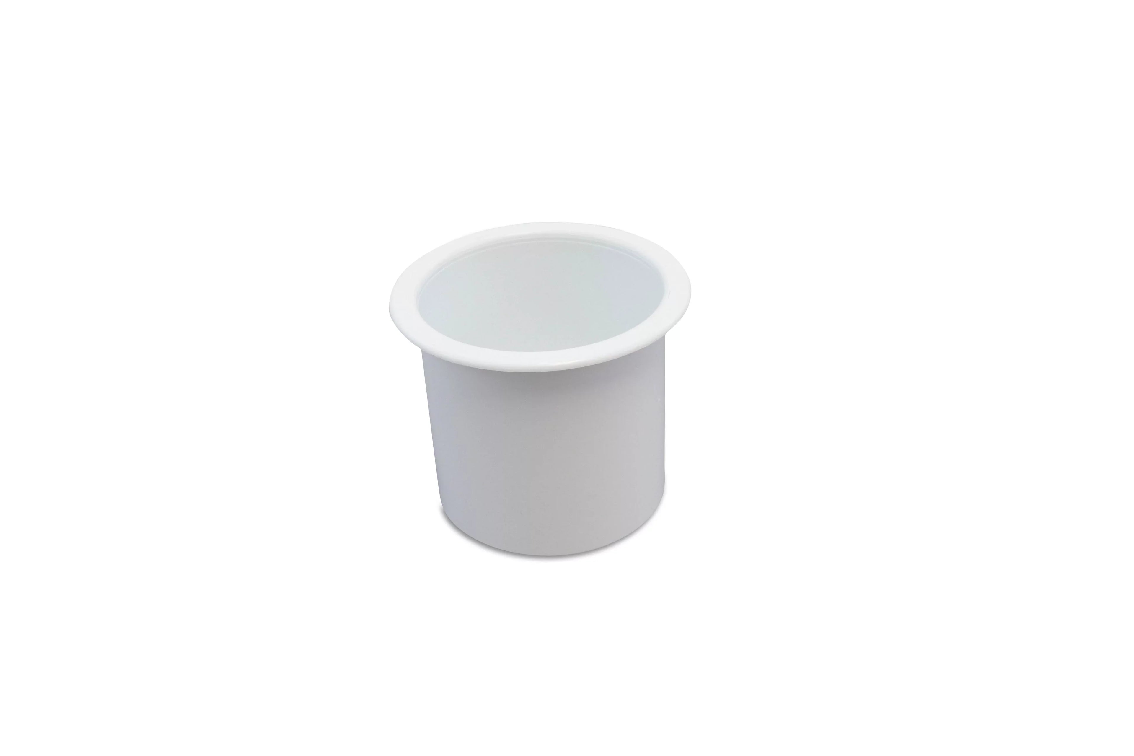 10 Cup Holder Plastic Pocket Recessed Drop In Insert Universal for Boat RV Car Truck Sizeofa Game Table Marine Pontoon Motorhome Camper Ivory