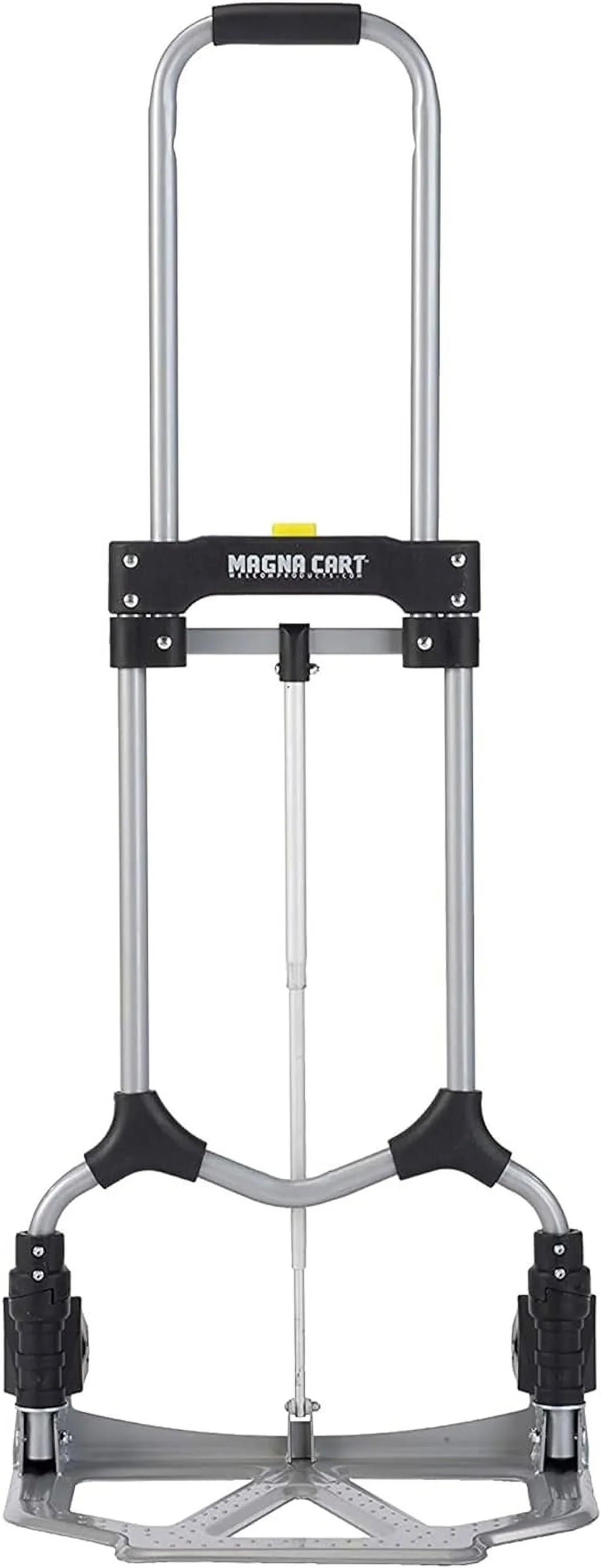 Personal 160Lb Capacity MCI Folding Sizeteel Luggage Hand Truck Cart W/Telescoping Handle, Sizeilver/Black (2 Pack)