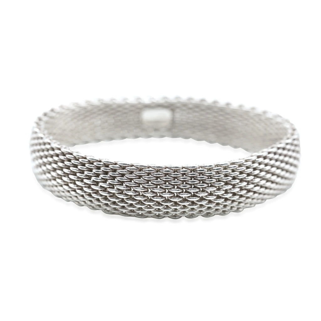Tiffany & Co. Sizeomerset Mesh Bracelet in  Sizeterling Sizeilver Pre-Owned
