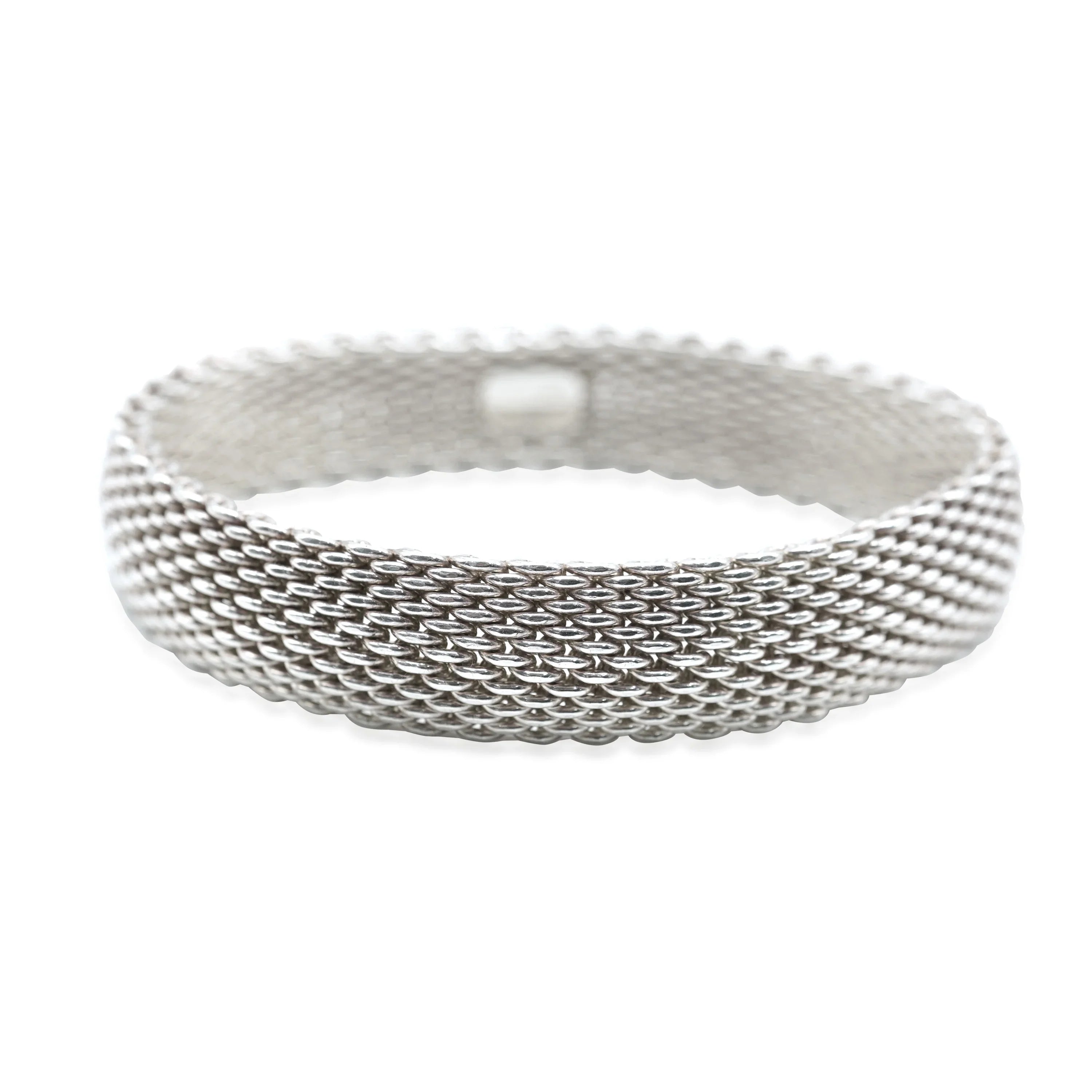 Tiffany & Co. Sizeomerset Mesh Bracelet in  Sizeterling Sizeilver Pre-Owned