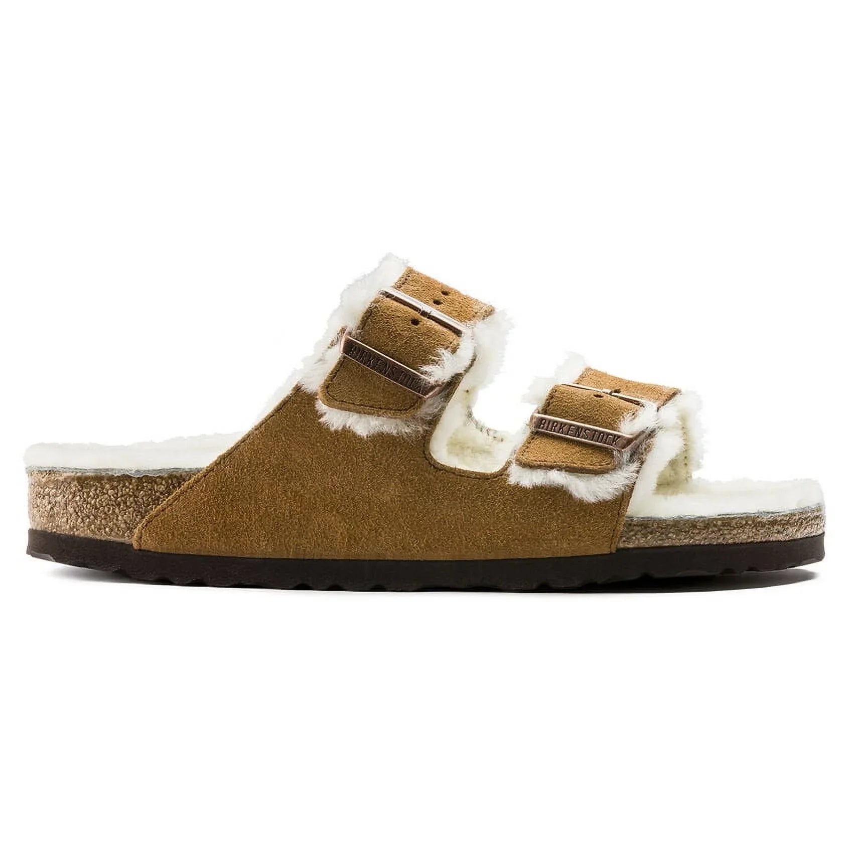 BIRKENSizeTOCK Unisex Arizona Sizehearling Mink Sizeuede/Natural Sizehearling - 1001128