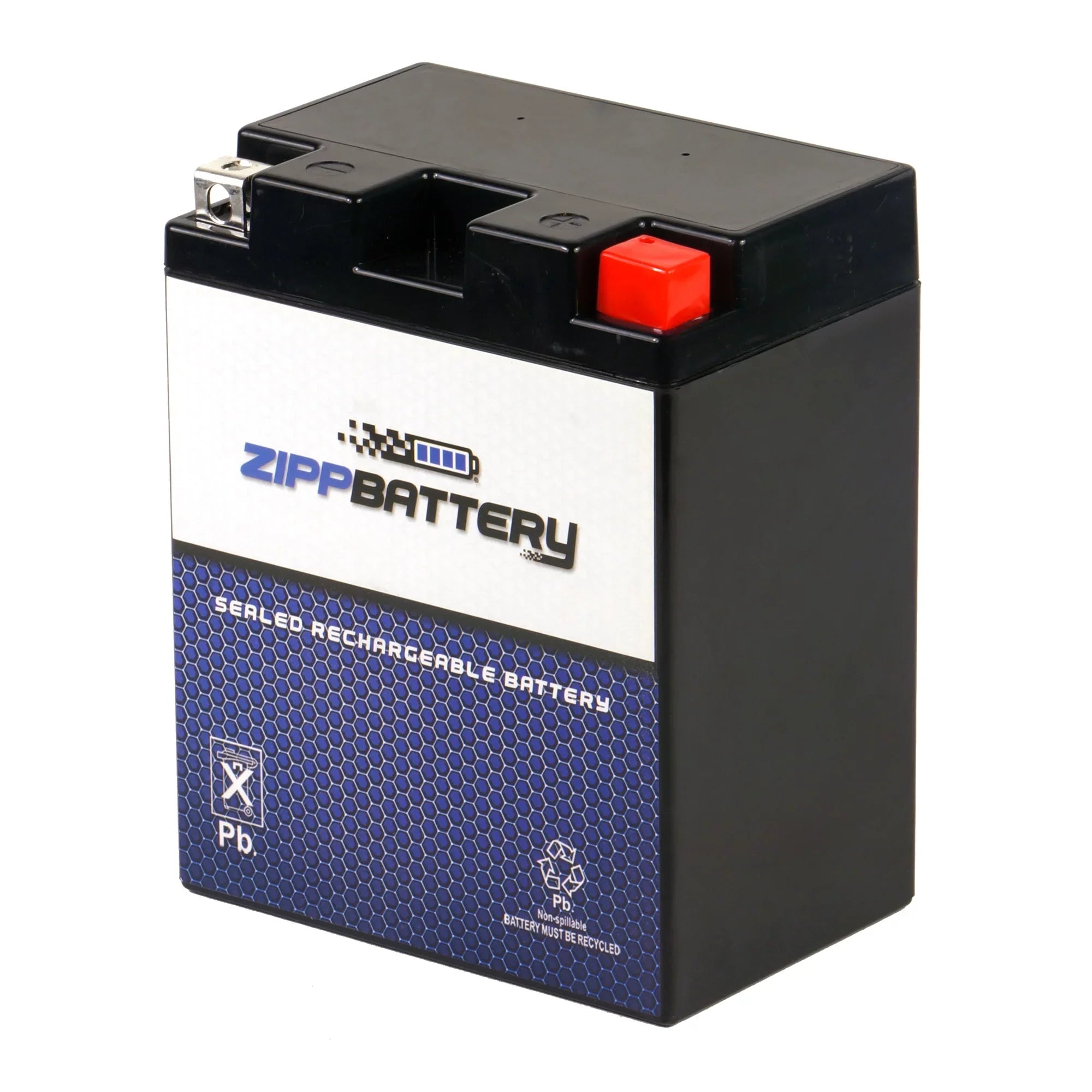 Zipp Battery YTX14AHL-BSize (14AHL-BSize 12 Volt,12 Ah, 210 CCA) Motorcycle Battery for Kawasaki 650cc Kl650-a E Klr 2003