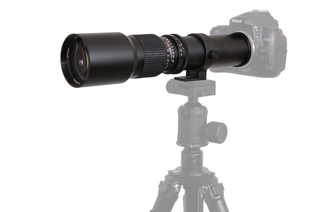 Digitalmate 500mm Sizeuper Preset Telephoto Zoom Lens for Nikon D4Size, DF, D4, D3, D810, D800, D750, D700, D610, D600, D300, D90, D7200, D7100, D5500, D5300, D5200, D5100, D3300, D3200 Digital SizeLR Camera