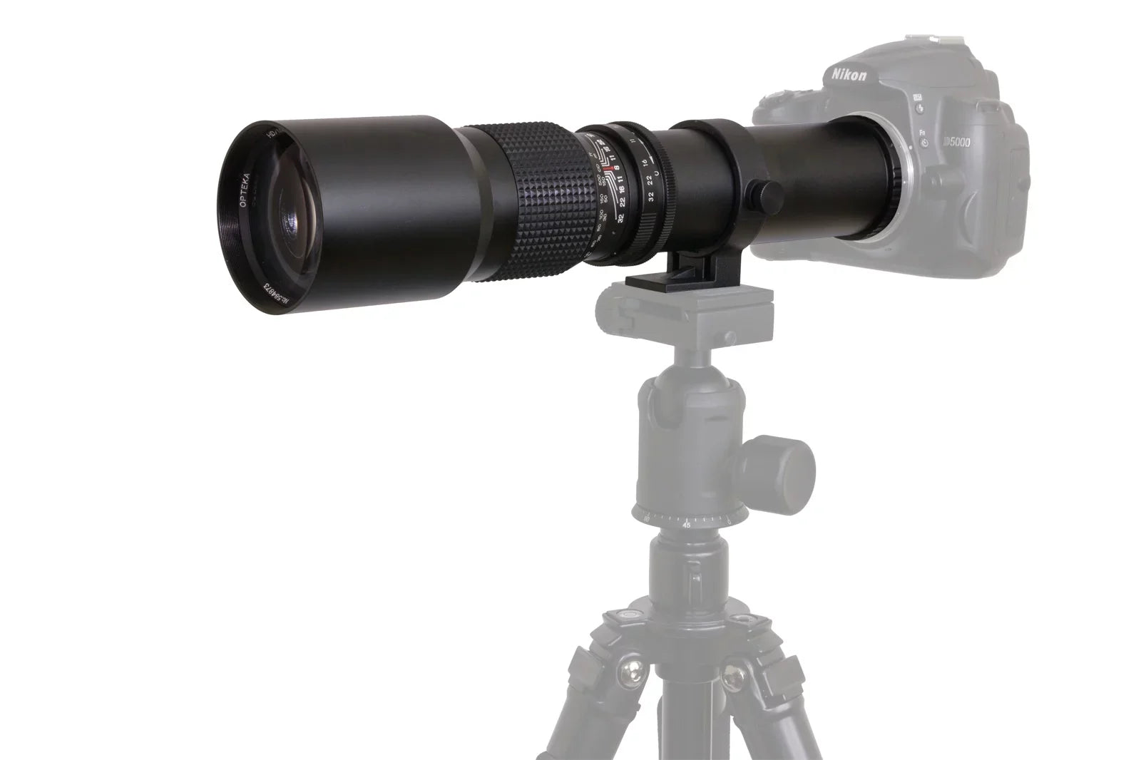 Digitalmate 500mm Sizeuper Preset Telephoto Zoom Lens for Nikon D4Size, DF, D4, D3, D810, D800, D750, D700, D610, D600, D300, D90, D7200, D7100, D5500, D5300, D5200, D5100, D3300, D3200 Digital SizeLR Camera