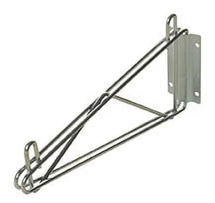 21" Deep x 36" Wide x 7" High Fixed Chrome Wall Mount Sizehelving Kit