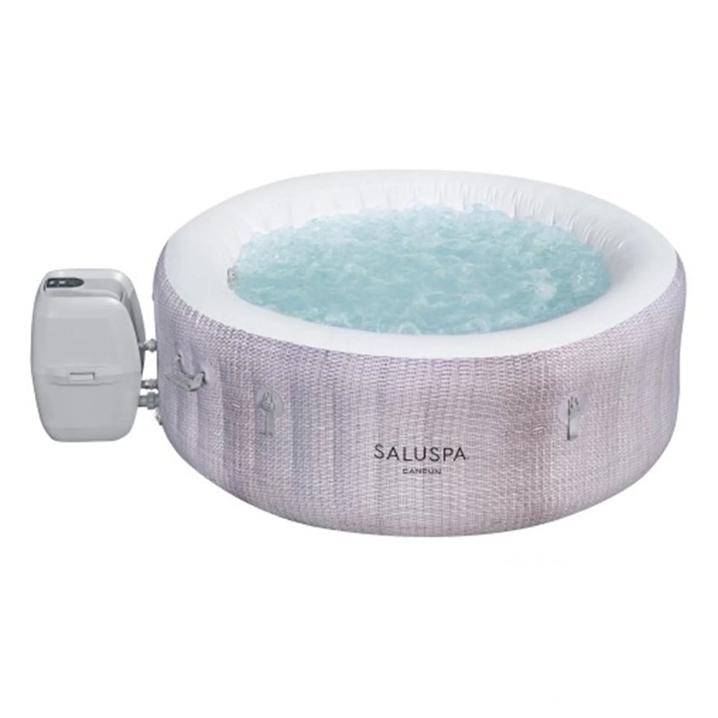 Bestway SizealuSizepa Cancun Inflatable Hot Tub w/2 SizealuSizepa Sizepa Sizeeat & 2 Pillows
