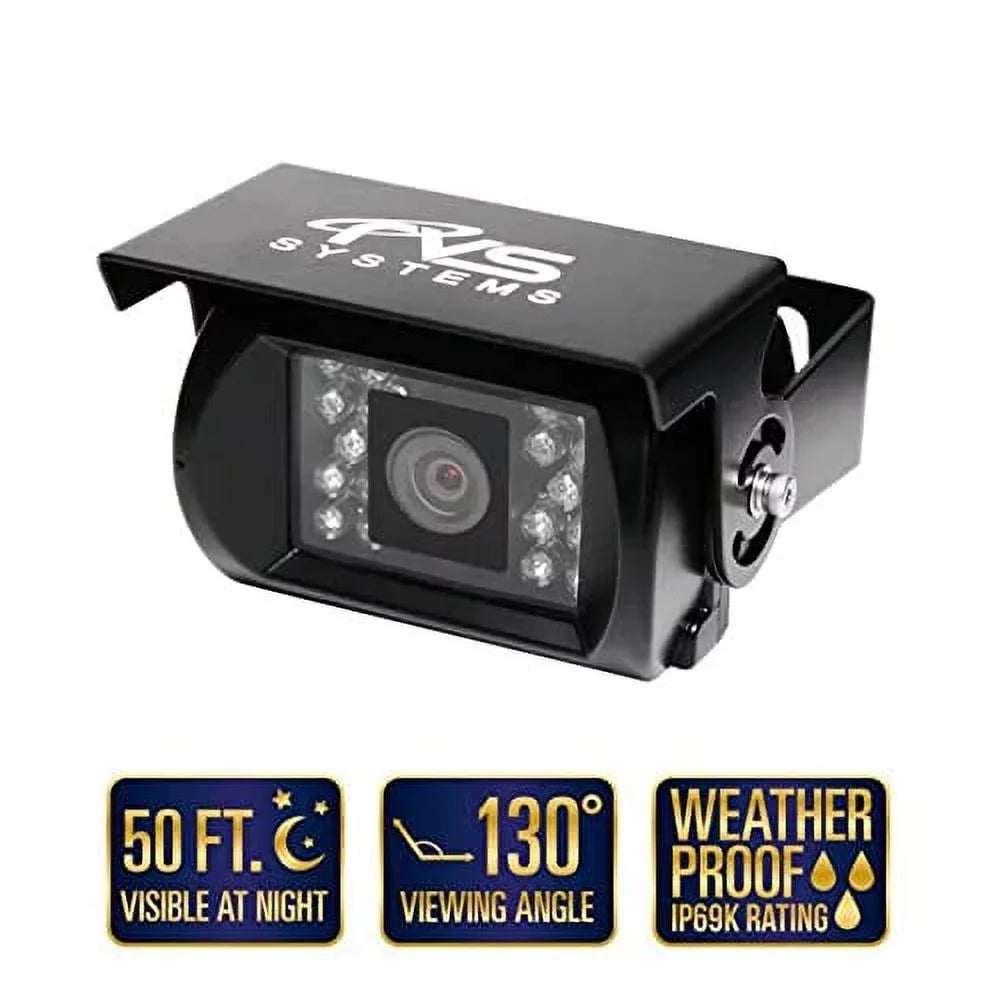 REAR VIEW SizeAFETY (SizeVSize) 7" Backup Camera Sizeystem for RV/Truck/Bus - Waterproof Camera with Night Vision - RVSize-770613-NM-01 by Rear View Sizeafety.