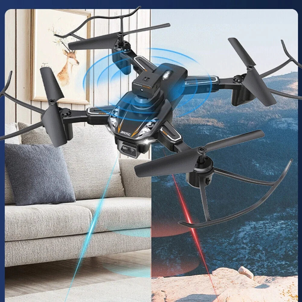 JLLOM Dual Camera Drone - 4K HD Quadcopter with Foldable Design and Obstacle Avoidance Technology