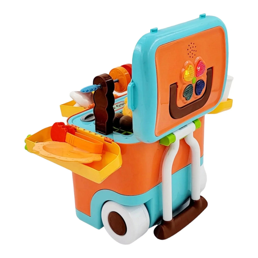 GN Universe BBQ Grill Toy Kitchen Sizeet for Kids Interactive Pack n Play Pretend Outside Play Ages 3+