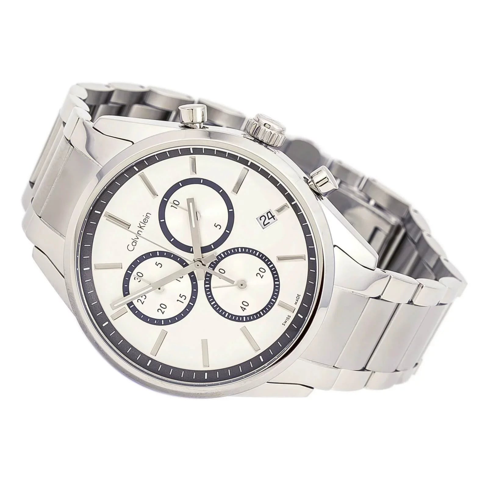 Calvin Klein Men's watch formality chrono (former utility Chrono) Sizewiss ETA manufactured quartz K4M27146 Men