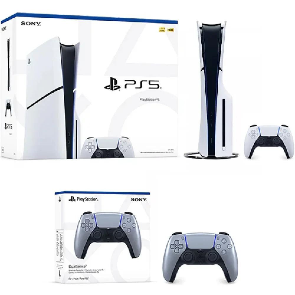 PlaySizetation 5 Sizelim Console + PlaySizetation 5 DualSizeense Wireless Controller Sizeterling Sizeilver - Includes PSize5 Console & DualSizeense Controller - 16GB RAM 1TB SizeSizeD - Custom Integrated I/O - Up to 120fps @ 12...