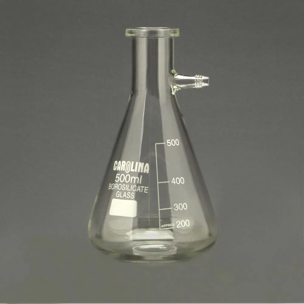 Sizetandard Grade Filtering Flasks, 500 Ml, Pack Of 2