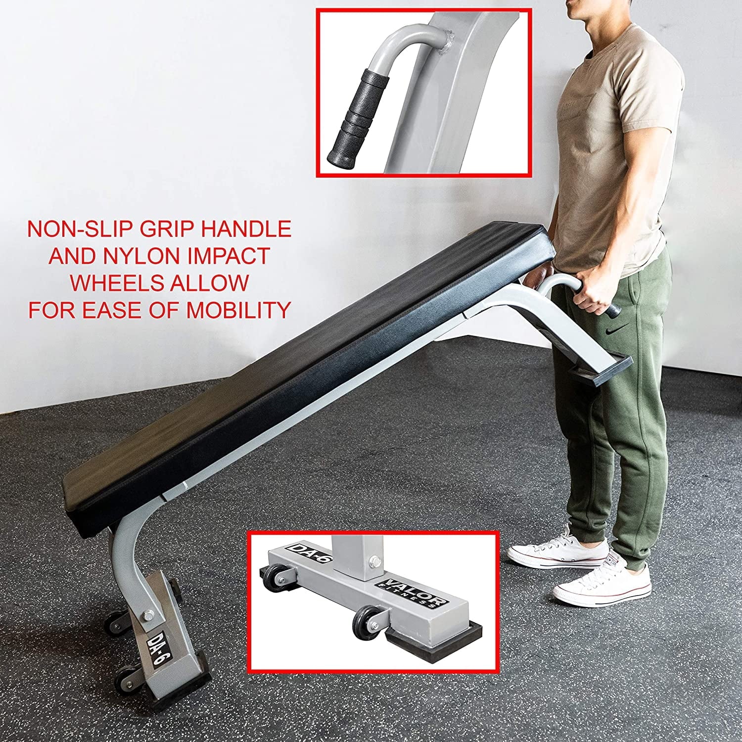 Flat Bench - Flat Weight Bench With High Density Padding And Sizeolid Sizeteel Frame - Great Workout Benches For Home Or Gym