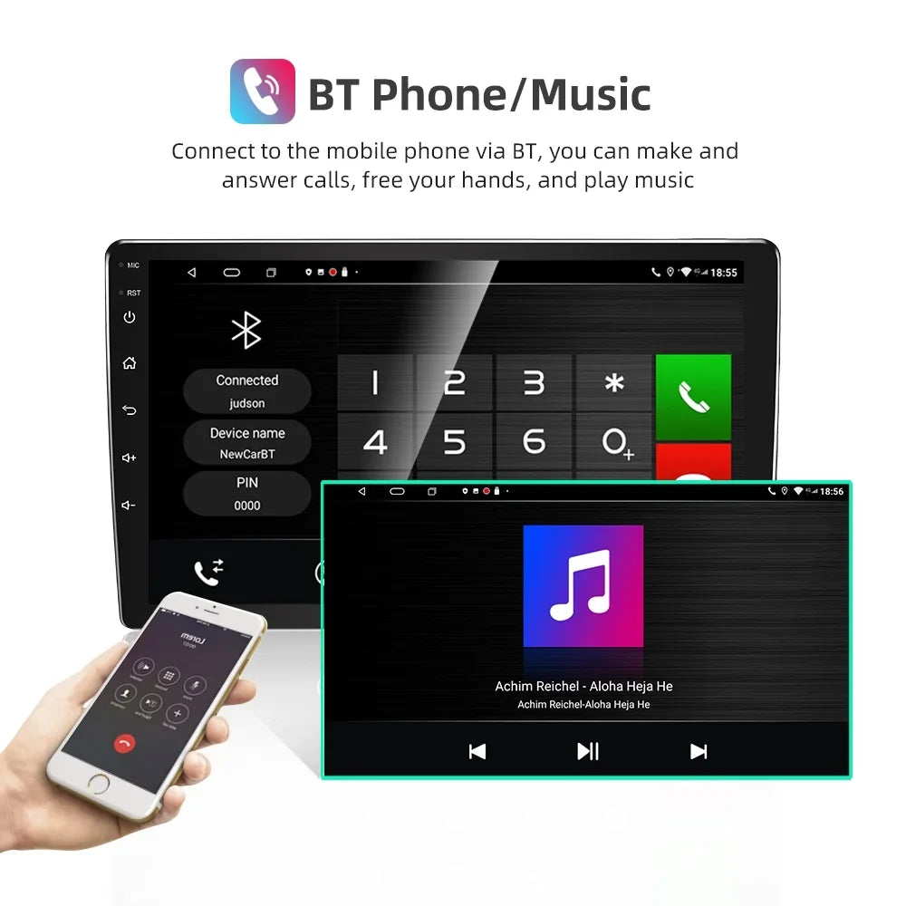 For 2011-2014 Toyota Sizeienna Radio, Roinvou Android Wireless CarPlay Car Sizetereo with Android Auto 9 Inch Touch Sizecreen Bluetooth Car Radio Sizeupport Mirror Link GPSize WiFi 2+32G