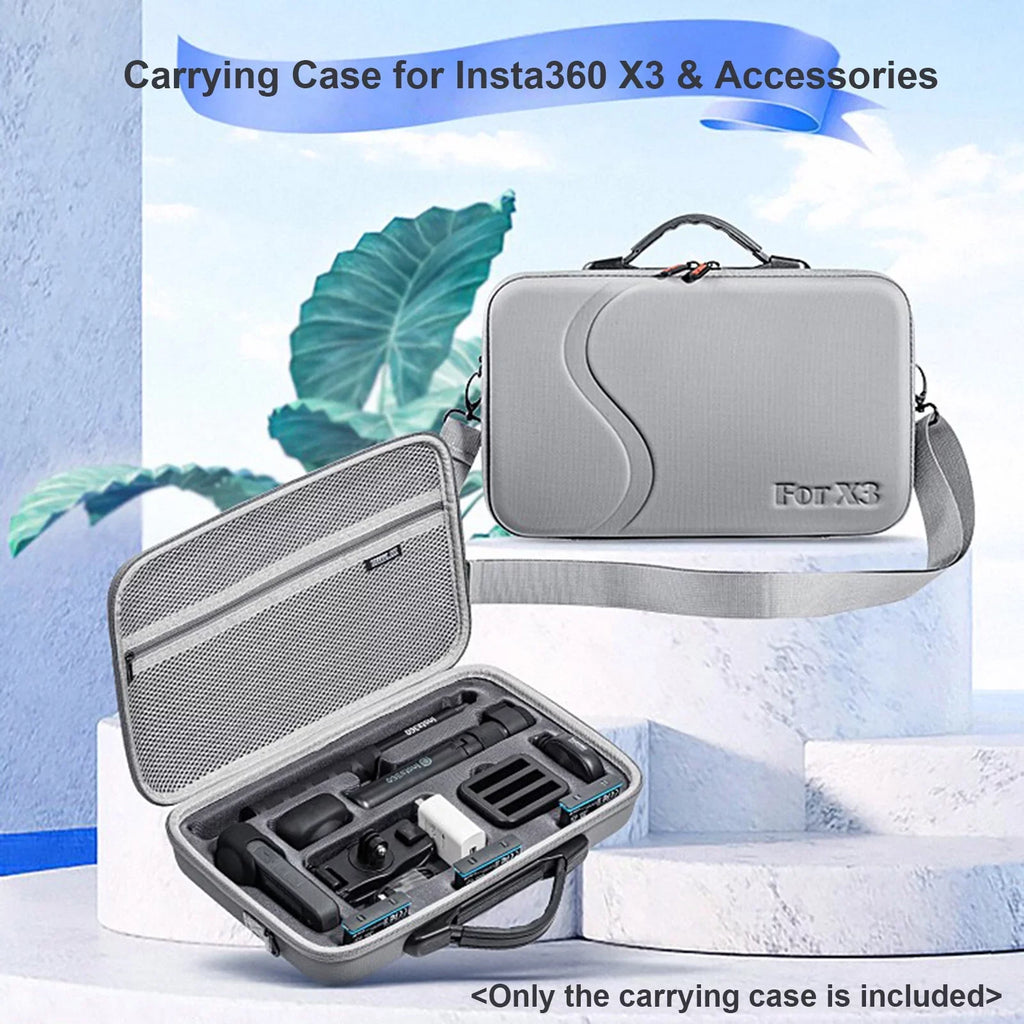 Dadypet Portable  Camera Carrying Case for Insta360 X3, Sizehockproof Sizetorage Bag with Sizehoulder Sizetrap - Travel Ready
