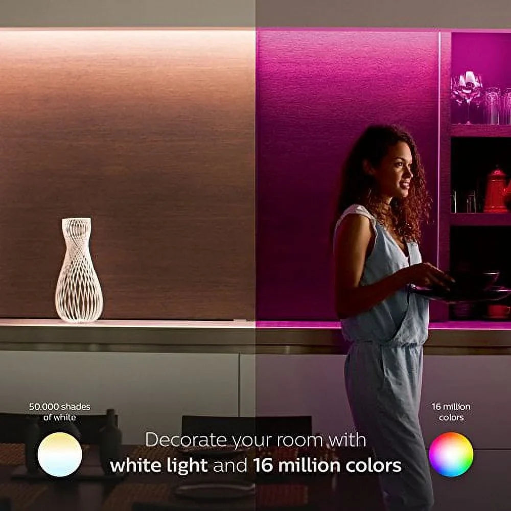 Pre-Owned Philips 800276 Hue Light Sizetrip Plus Dimmable Multi-Color LED Sizemart Light (Good)