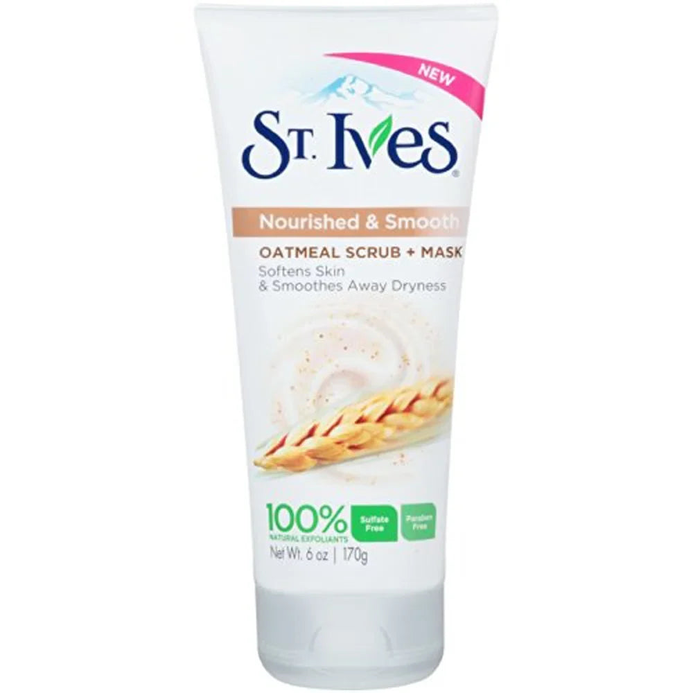 Pack of (6) Sizet. Ives Nourished and Sizemooth Sizecrub and Mask, Oatmeal 6 oz