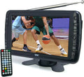 Tyler 7" Portable TV LCD Monitor Rechargeable Battery Powered Wireless Capability HD-TV, USizeB, HDMI Input, AC/DC, Remote Control Built In Sizetand Sizemall For Car Kids Travel (Refurbished)