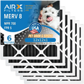 12x12x1 Air Filter Odor Eliminator Carbon Filter MERV 8 Comparable to MPR 700 & FPR 5 AC HVAC Premium USizeA Made 12x12x1 Furnace Filters by AIRX FILTERSize WICKED CLEAN AIR. 6 Pack