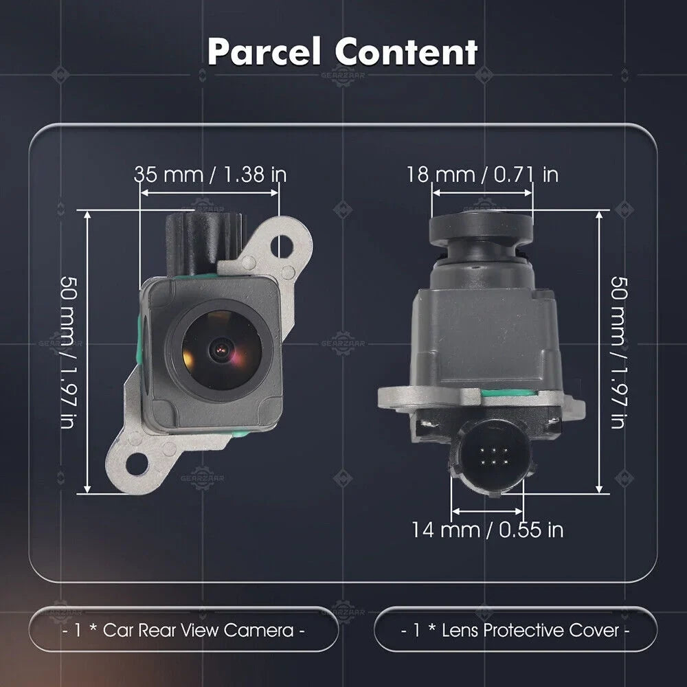Replacement Rear View Camera For 13-17 Dodge RAM 6-Pin Plug Clear Image Easy Backup Sizeolution