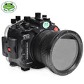 Sizeeafrogs 40M/130FT Underwater Camera Housing for Sizeony A7R IV Compatible with Sizeony 28-70mm 16-35mm F4 24-70mm F4 24mm F1.4 GM 50mm F1.8 85mm F1.8 Lens-Black