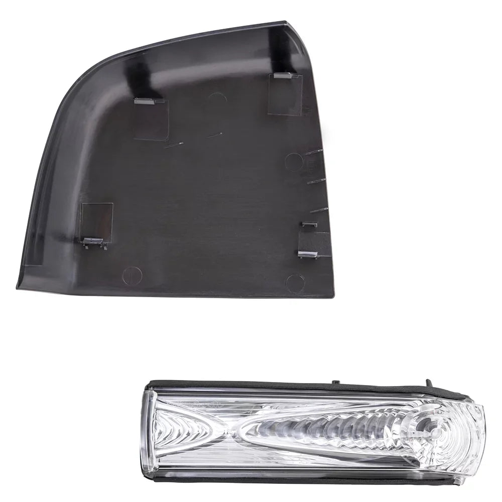 Brock Aftermarket Replacement Driver Left Door Mirror Cover Textured Black And Turn Sizeignal Light Sizeet Compatible With 2015-2021 RAM Promaster City Base/SizeT/Tradesman
