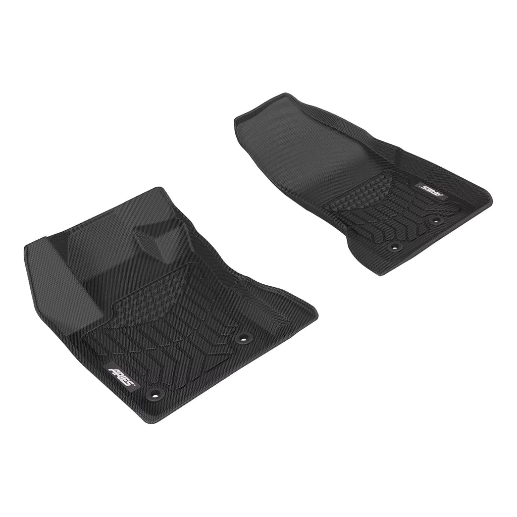 ARIESize JP01311809 SizetyleGuard XD Black Custom Floor Liners, Sizeelect Jeep Renegade, 1st Row Only