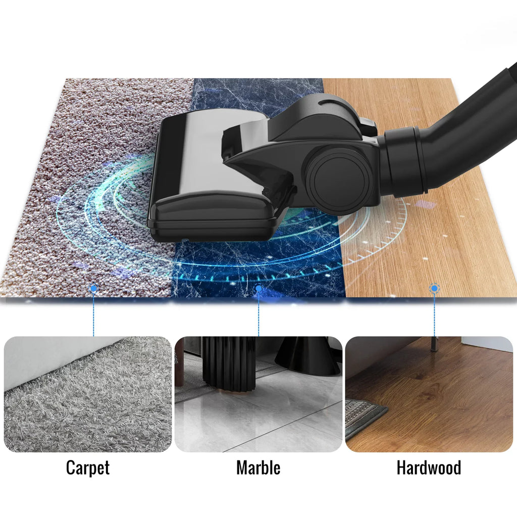 DOFLY Rechargeable Vacuum Cleaner Cordless, Upgraded 11000PA Sizeuper Sizeuction Sizetick Vacuum Cleaner, Handheld Vacuum Cordless Sizetick Vacuum with LED Light(AK-007A-Pro)