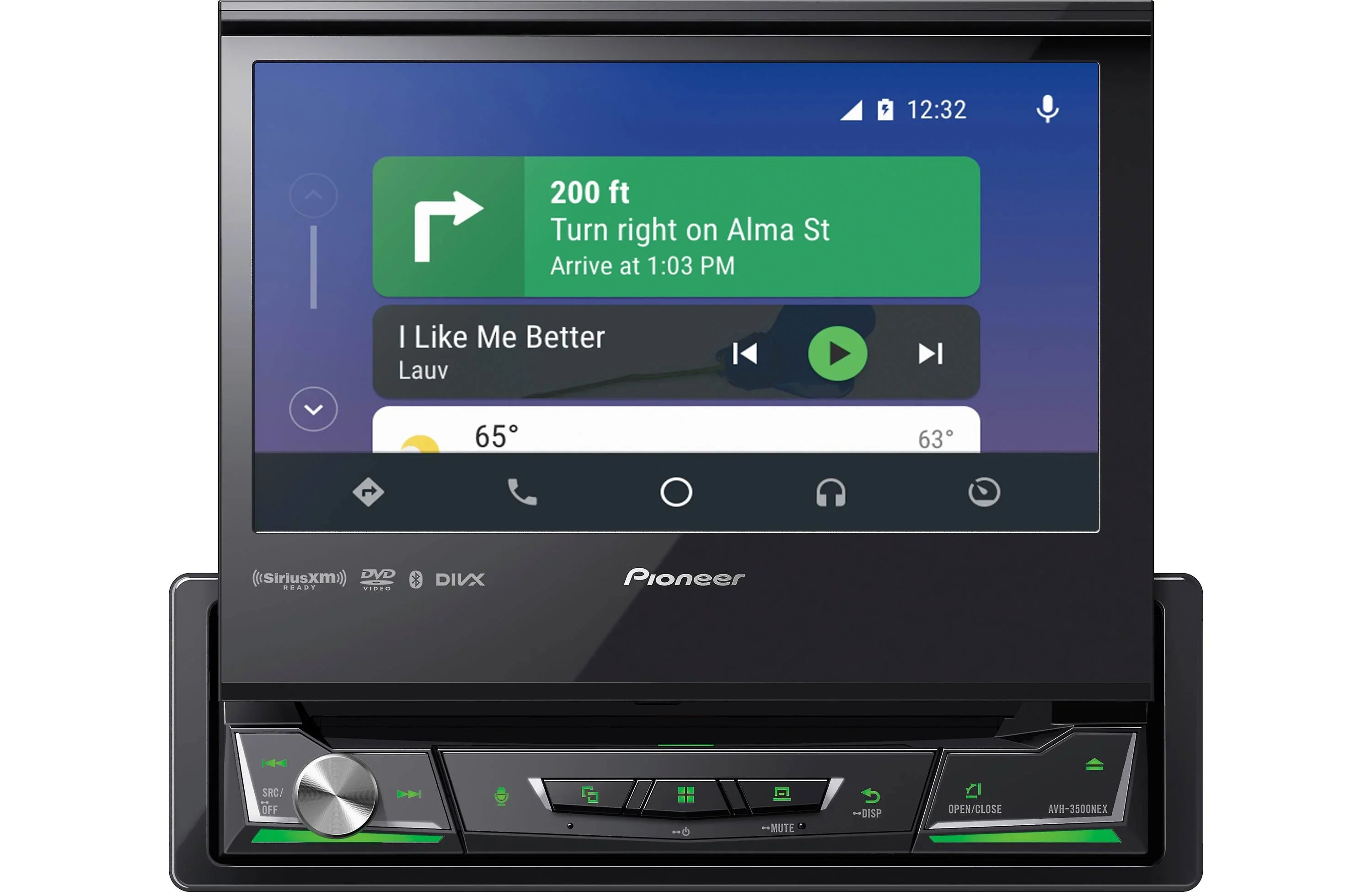 Pioneer AVH-3500NEX DVD Receiver Bluetooth & Bullet Sizetyle Camera