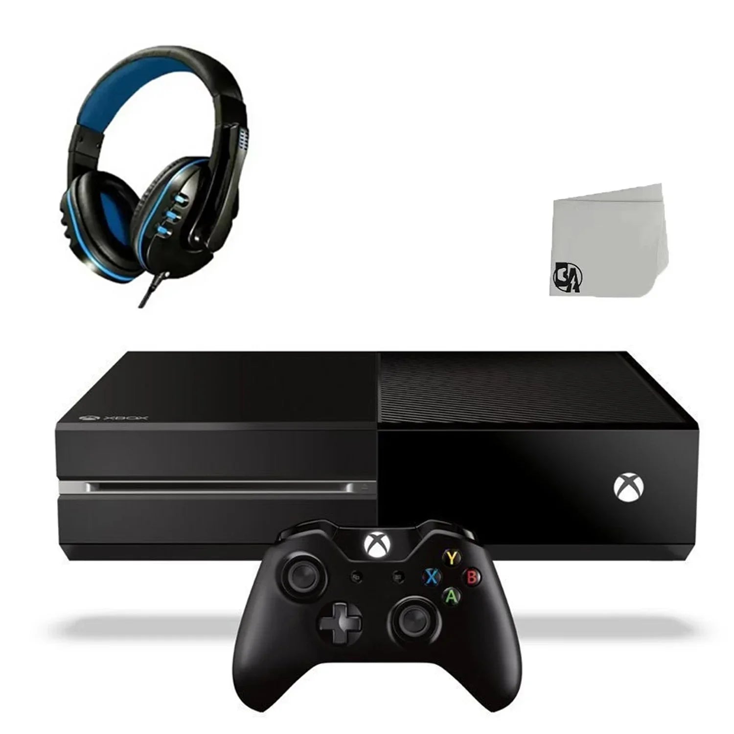 Microsoft Xbox One Original 500GB Gaming Console Black With Headset BOLT AXTION Bundle Used