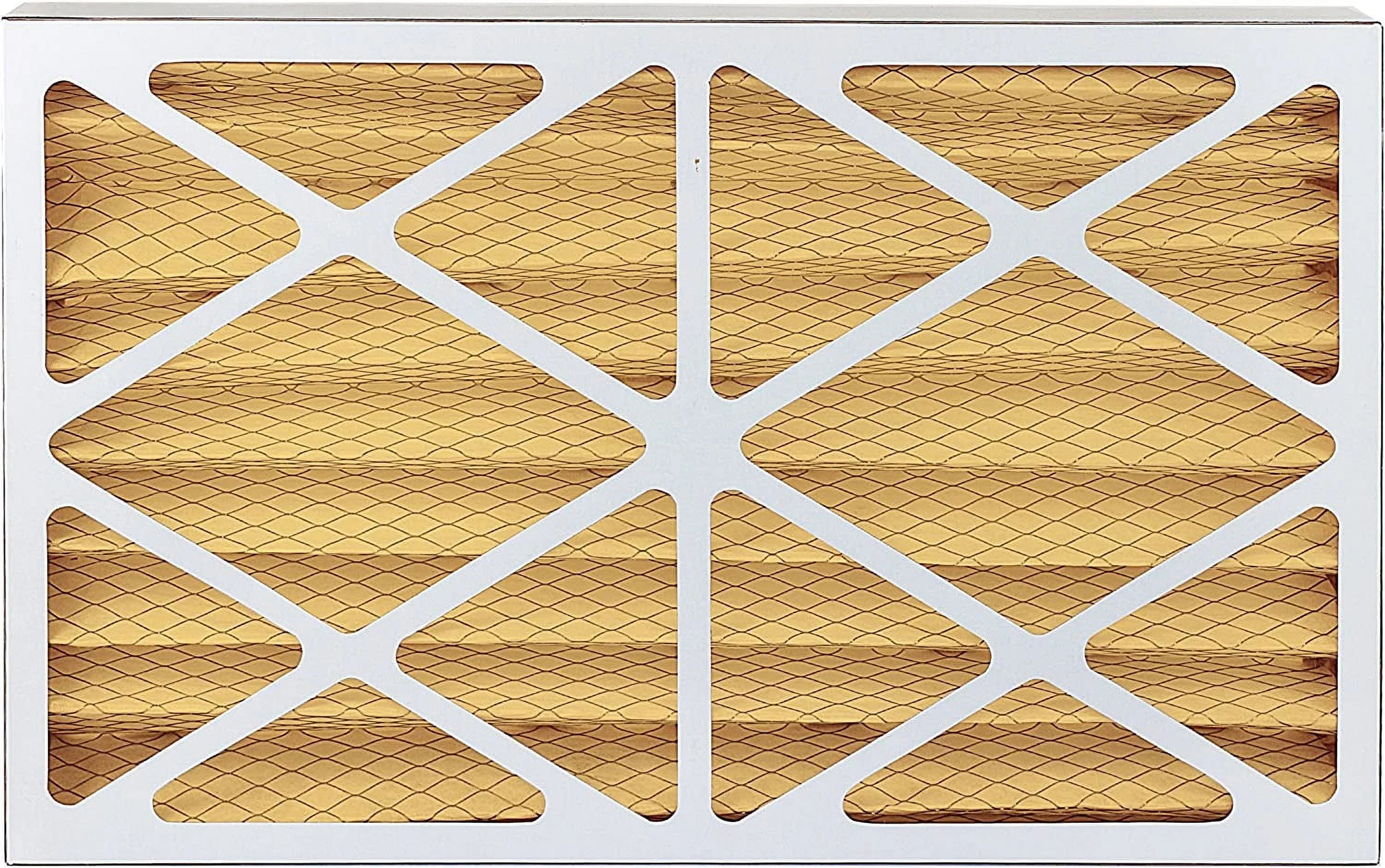Filterbuy 12x24x4 MERV 11 Pleated HVAC AC Furnace Air Filters (3-Pack)