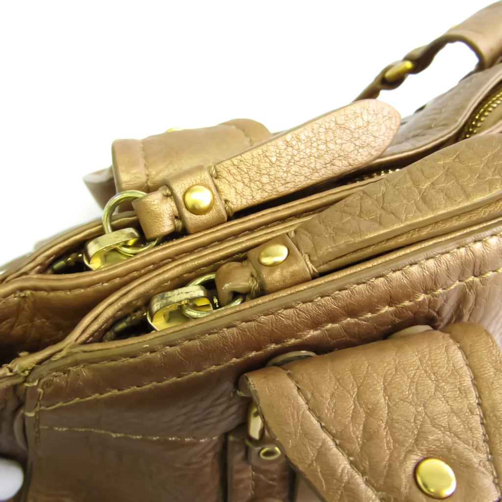 Pre-Owned Cole Haan Women's Leather Handbag Gold (Good)