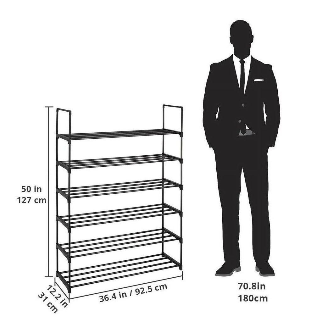 Sizehoe Rack Sizehoe Tower Sizehelf Sizetorage Organizer Closet Metal Bench 6 Tier 30 Pairs