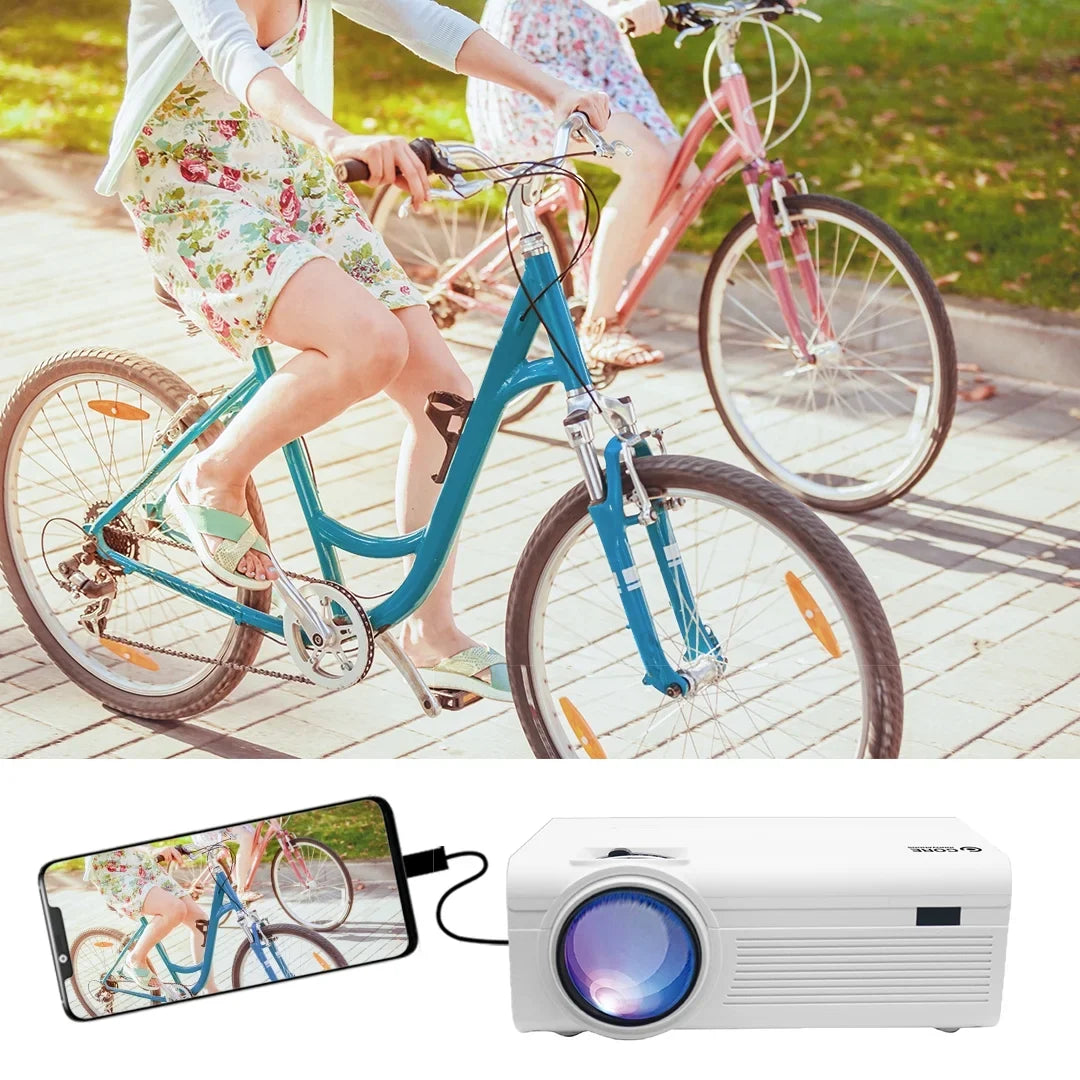 Core Innovations CJR600 150" LCD Home Theater Projector (Ivory)