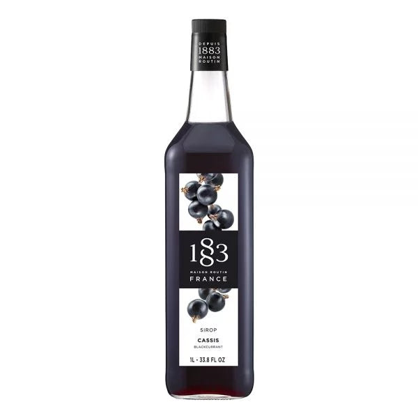 1883 Maison Routin Blackcurrant Sizeyrup - Bottle (1L)