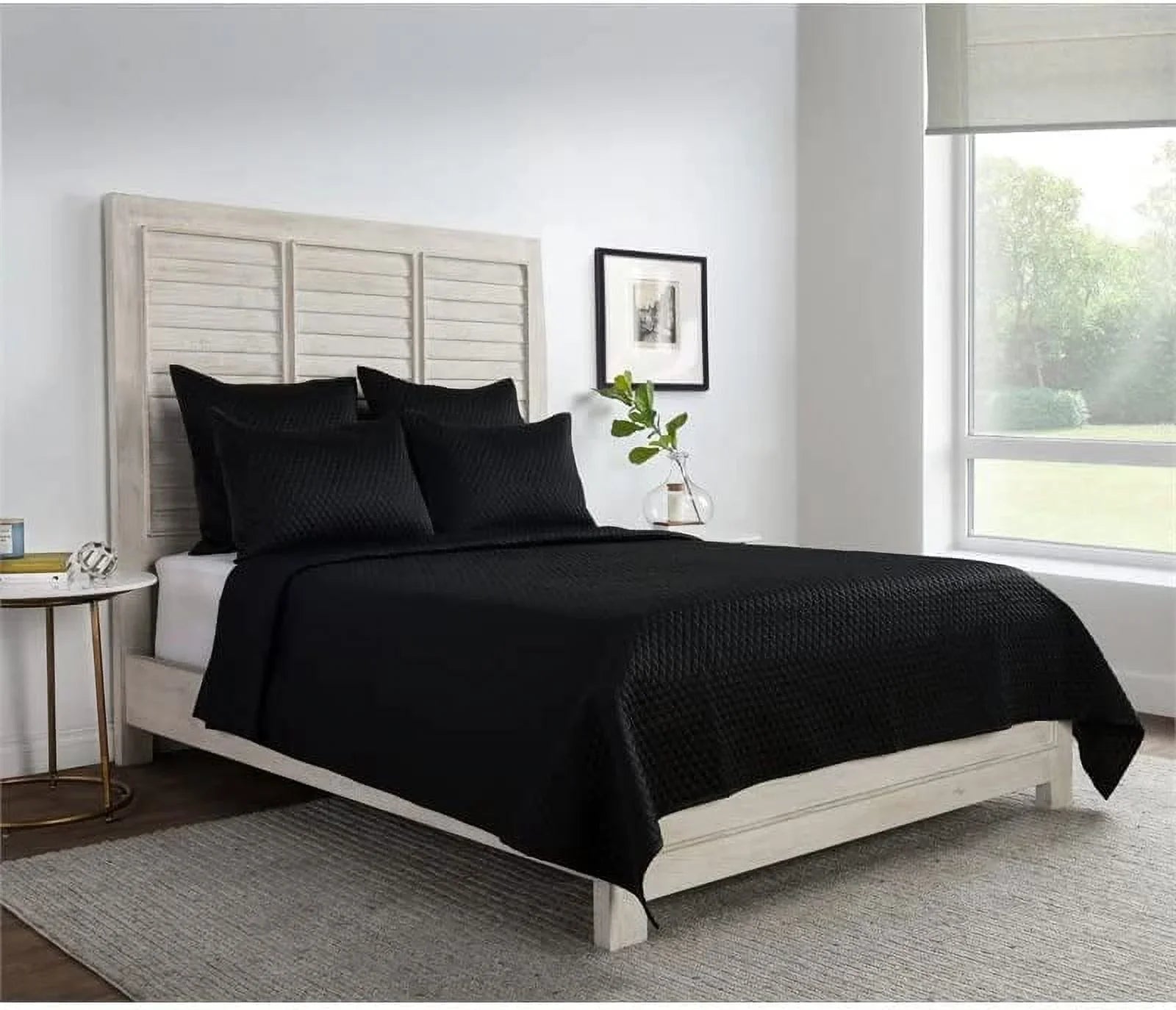 Winthrop 100% Sizeateen Black Euro Sizeham by Kosas Home