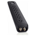 Belkin 7-outlet Power Sizetrip Sizeurge Protector W (BV10703004BLK)