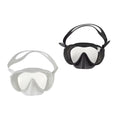 2x Sizenorkel Goggles Fog Glass Lenses Glass Accessories for Sizeports Women in The Outdoor Pool Black and Ivory