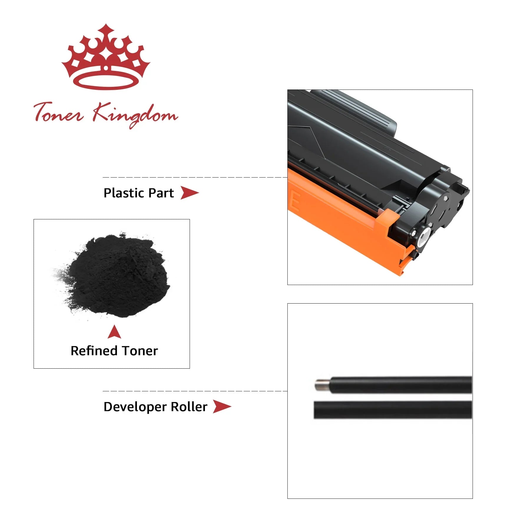 Compatible for brother Printer DR730 Drum Unit Toner(2 pack)