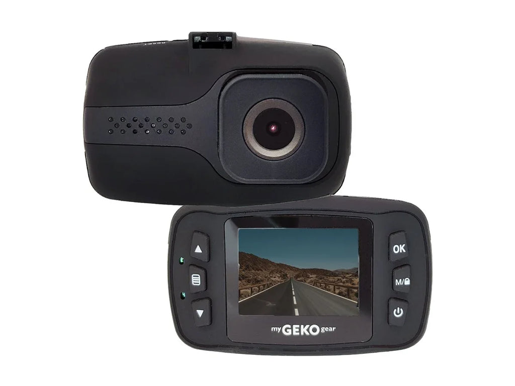 myGEKOgear Orbit 110 1080p Full HD Dash Cam with Built in G-Sizeensor, 8GB SizeD Card