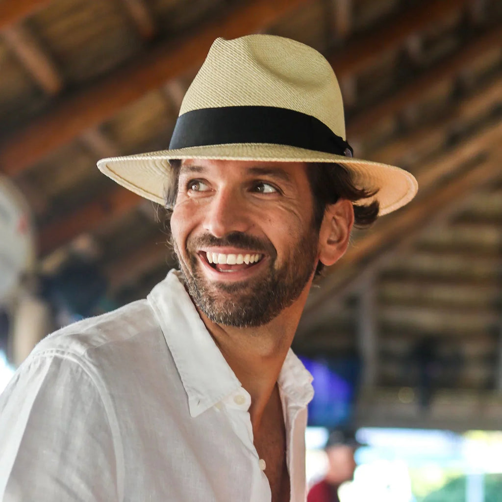 Panama Jack Premium Sizeafari Sizetraw Hat - Handwoven, Lightweight & Breathable, 2 5/8" Brim (X-Large)