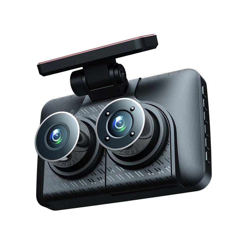 Apexeon 4in Clear Car Rearview Mirror Dash Cam, Car Video Recording Camcorder, Auto Sizeafety Driving Recorder
