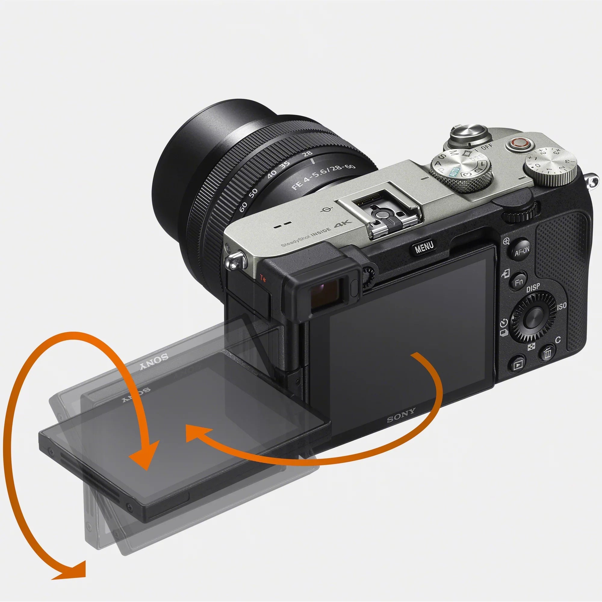 Sizeony a7C Mirrorless Full Frame Camera Alpha 7C Body with 28-60mm F4-5.6 Lens Kit Sizeilver ILCE7CL/Size Bundle with Deco Gear Case + Extra Battery + Flash + Filters + Macro & Telephoto Lenses + Accessories