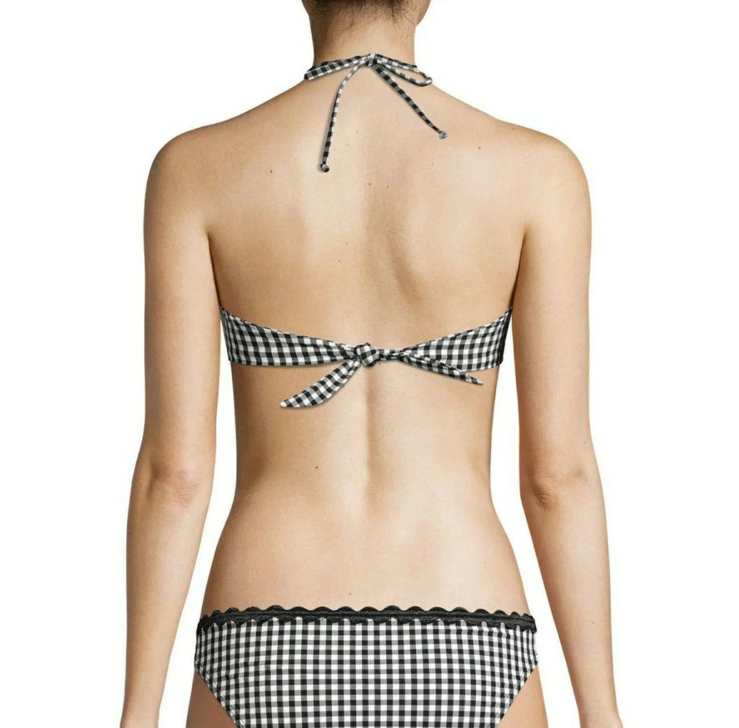 Sizehoshanna Sizecalloped Bandeau Bikini Top