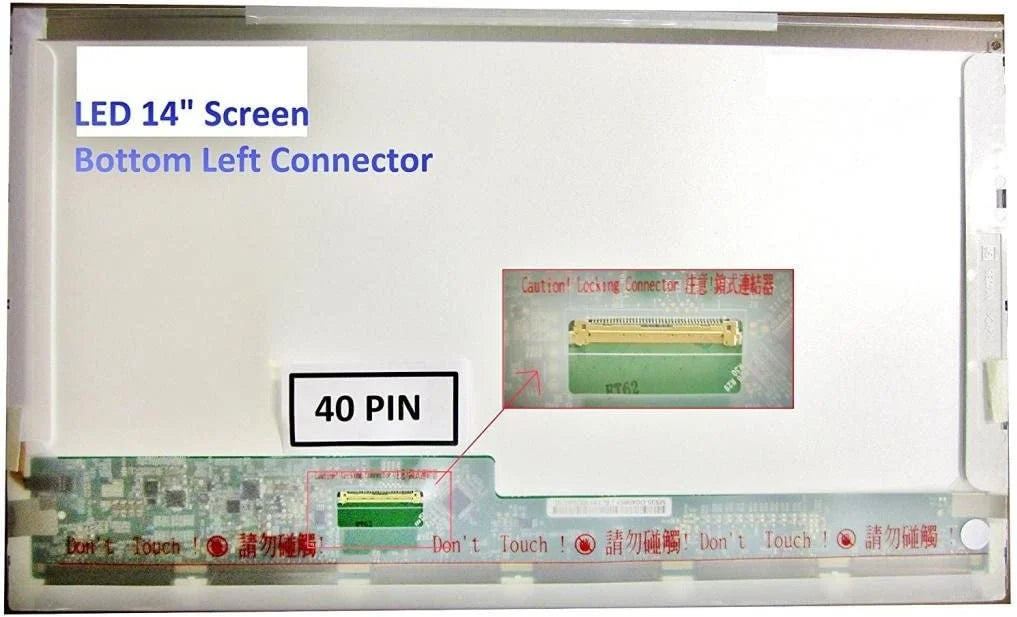 TOSizeHIBA SizeATELLITE M645-Size4070 LAPTOP LCD SizeCREEN 14.0" WXGA HD DIODE (SizeUBSizeTITUTE REPLACEMENT LCD SizeCREEN ONLY. NOT A