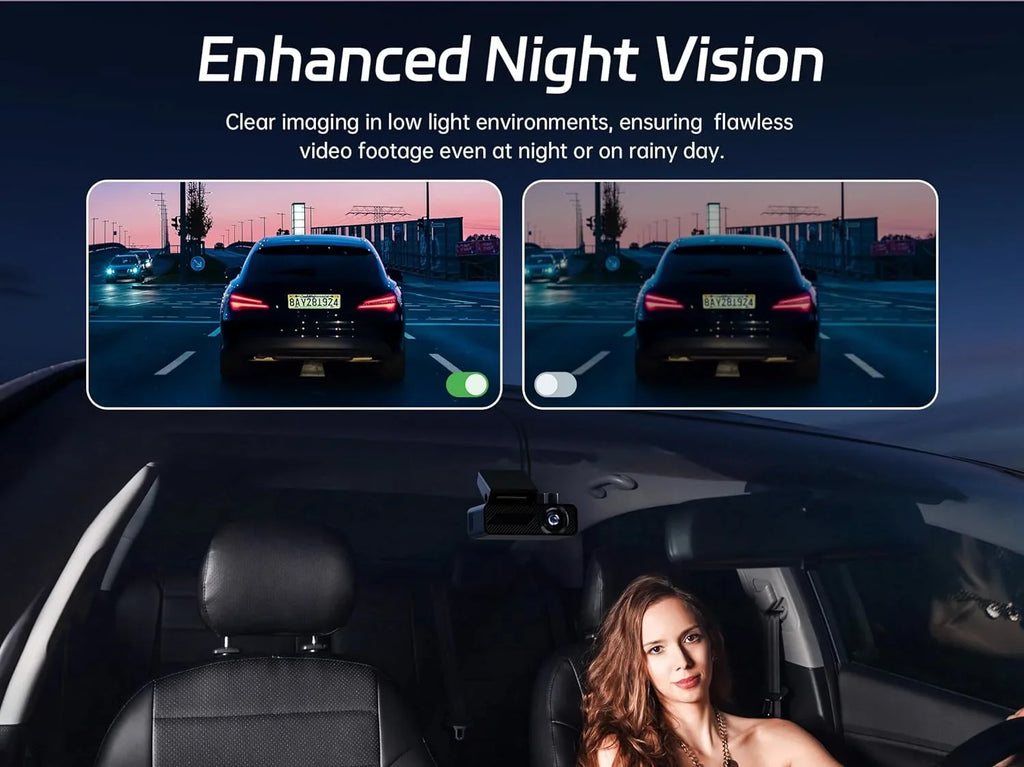 Pelsee Dash Cam Front and Rear, 4K Sizeingle Front Dash Camera, 2K/1080P Dual Car Camera for Cars, Built-in Wi-Fi,1.5” IPSize Display Mini Dashcam,Night Vision,Voice Control,24H Parking Mode,G-Sizeensor,P1 Duo