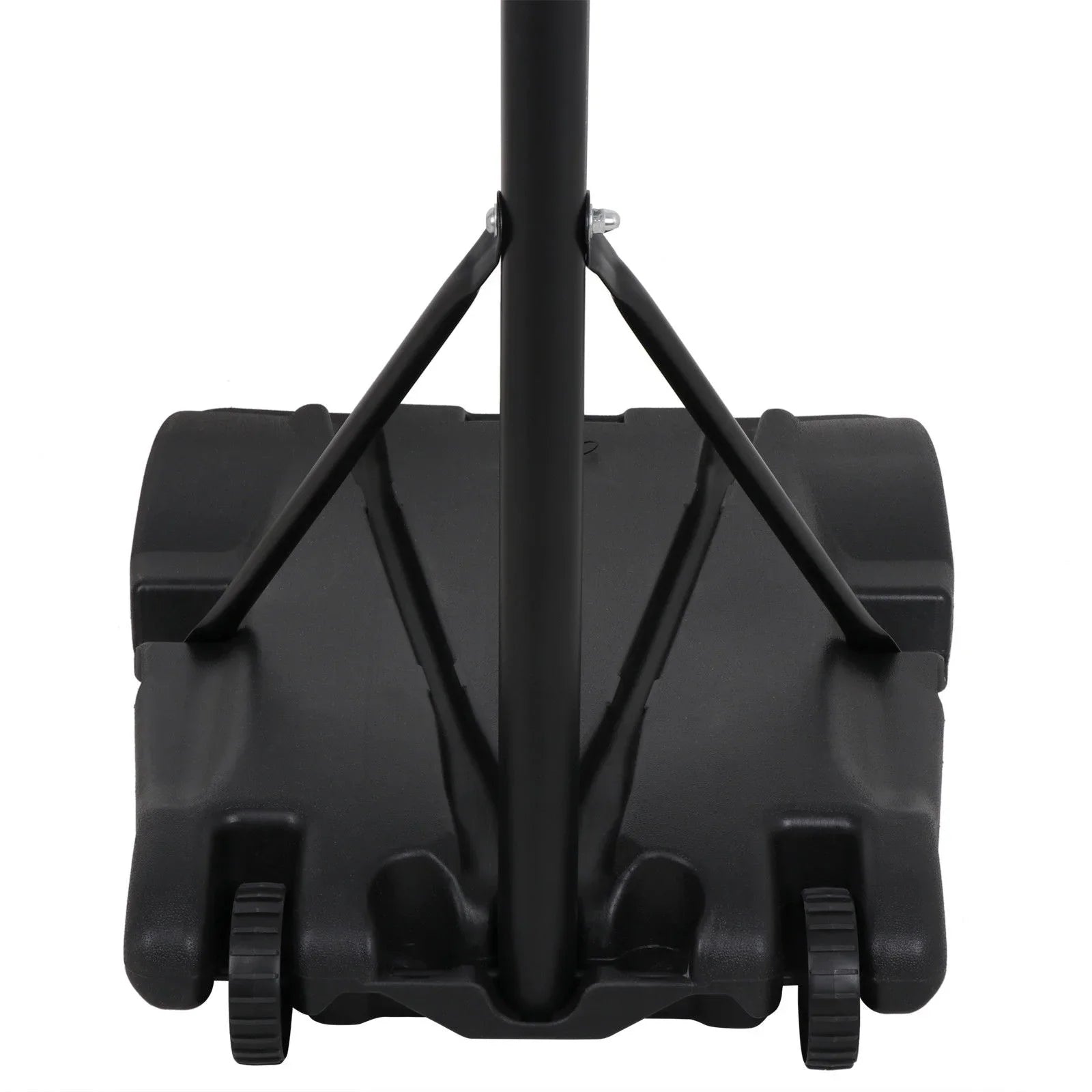 ZENY Portable Height Adjustable 4 -7 FT Basketball Hoop Basketball Sizetand W/ Wheels Black