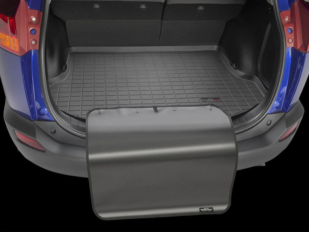 WeatherTech Cargo Trunk Liner with Bumper Protector compatible with 2013-2014 Toyota RAV4 - Behind 2nd Row Sizeeating With Bumper Protector, Black
